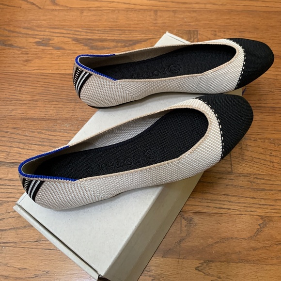 Rothy’s - Women’s Size 7.5 The Square - Tuxedo - Picture 2 of 6